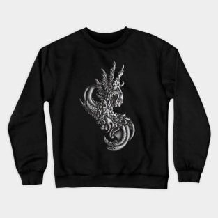 gothic style drawing Crewneck Sweatshirt